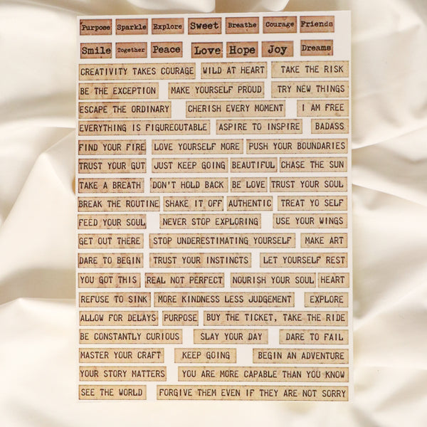 Words and Phrases Stickers