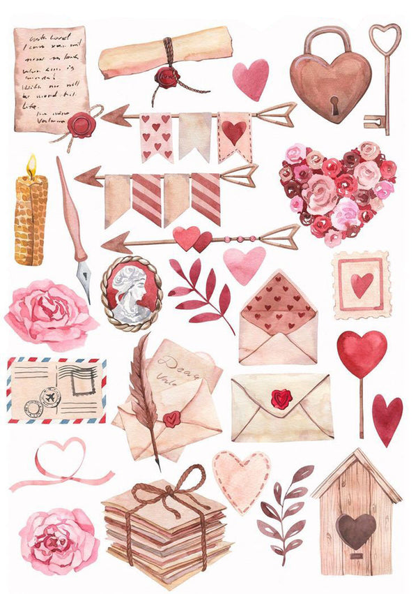 Pink love Sticker